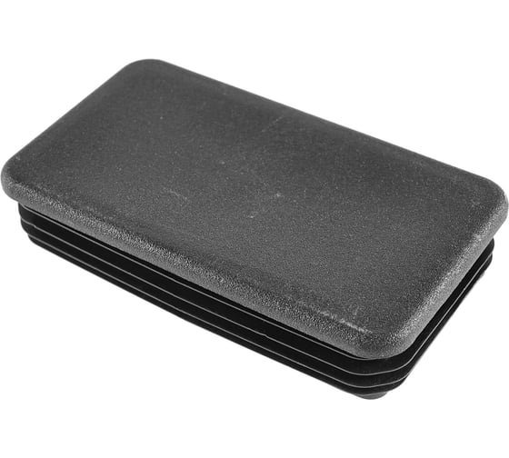 Изображение товара Заглушка пластиковая Миниворкс для прямоугольной трубы размером 110x70 мм, цвет черный –  (1 шт.) ILR110x70