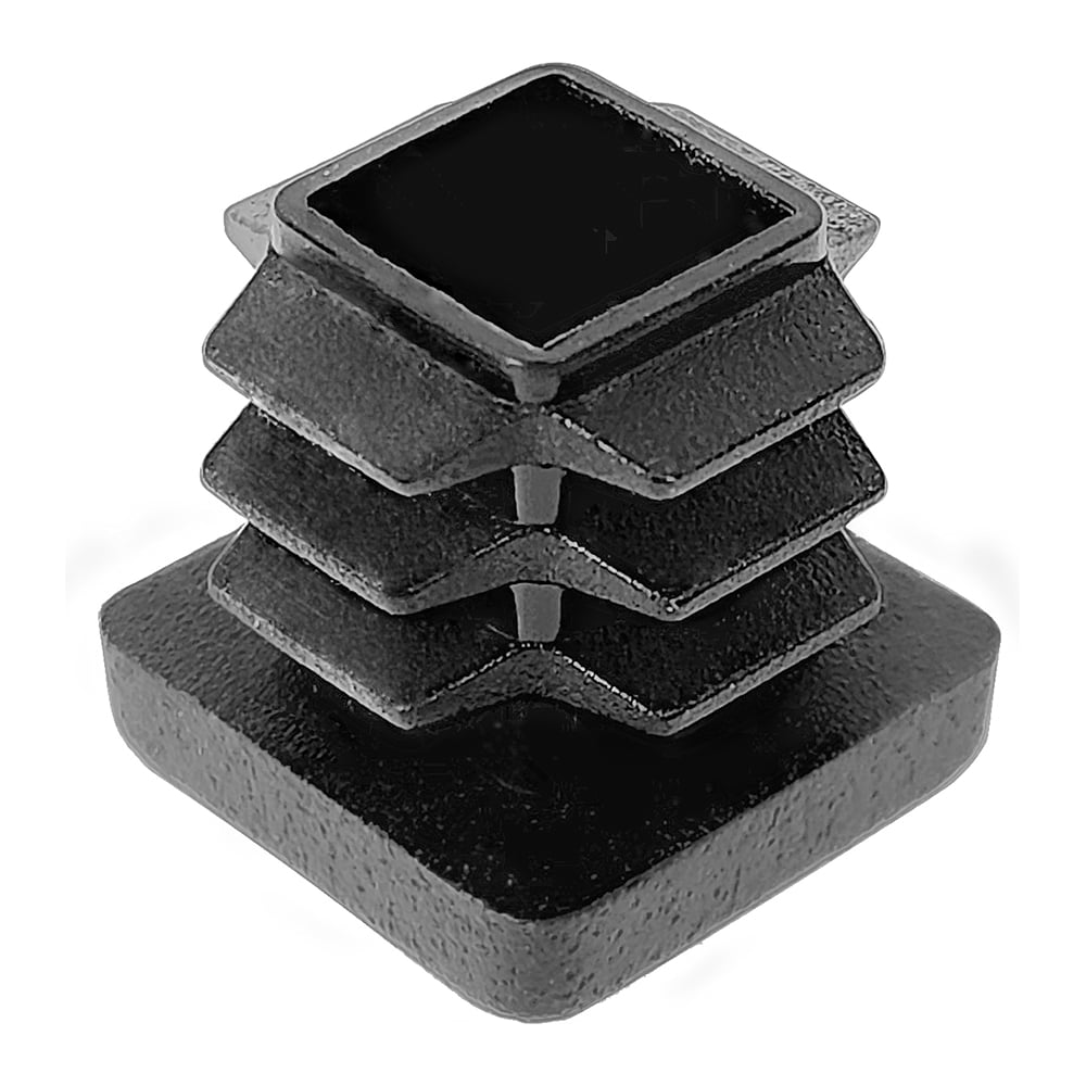 Изображение товара Пластиковая внутренняя заглушка квадратная 15х15 Миниворкс уп 70 шт белая