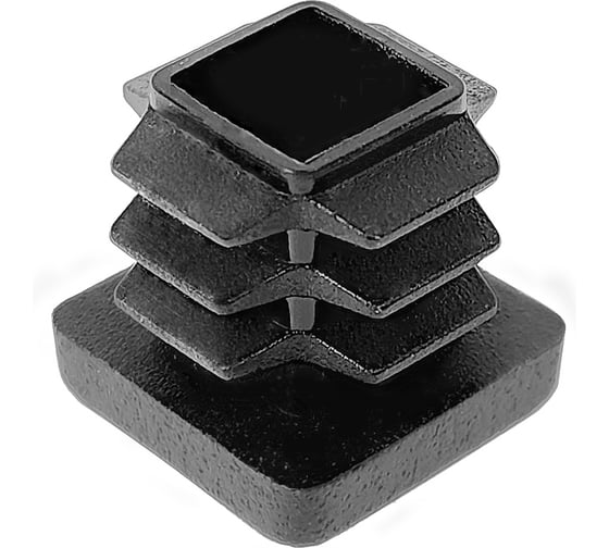 Изображение товара Заглушка пластиковая Миниворкс квадратная 15х15, практичная, цвет белый – (70 шт.) 15-15ПБС