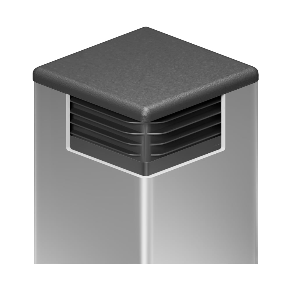 Изображение товара Заглушка пластиковая Миниворкс квадратная 100х100, 10 штук