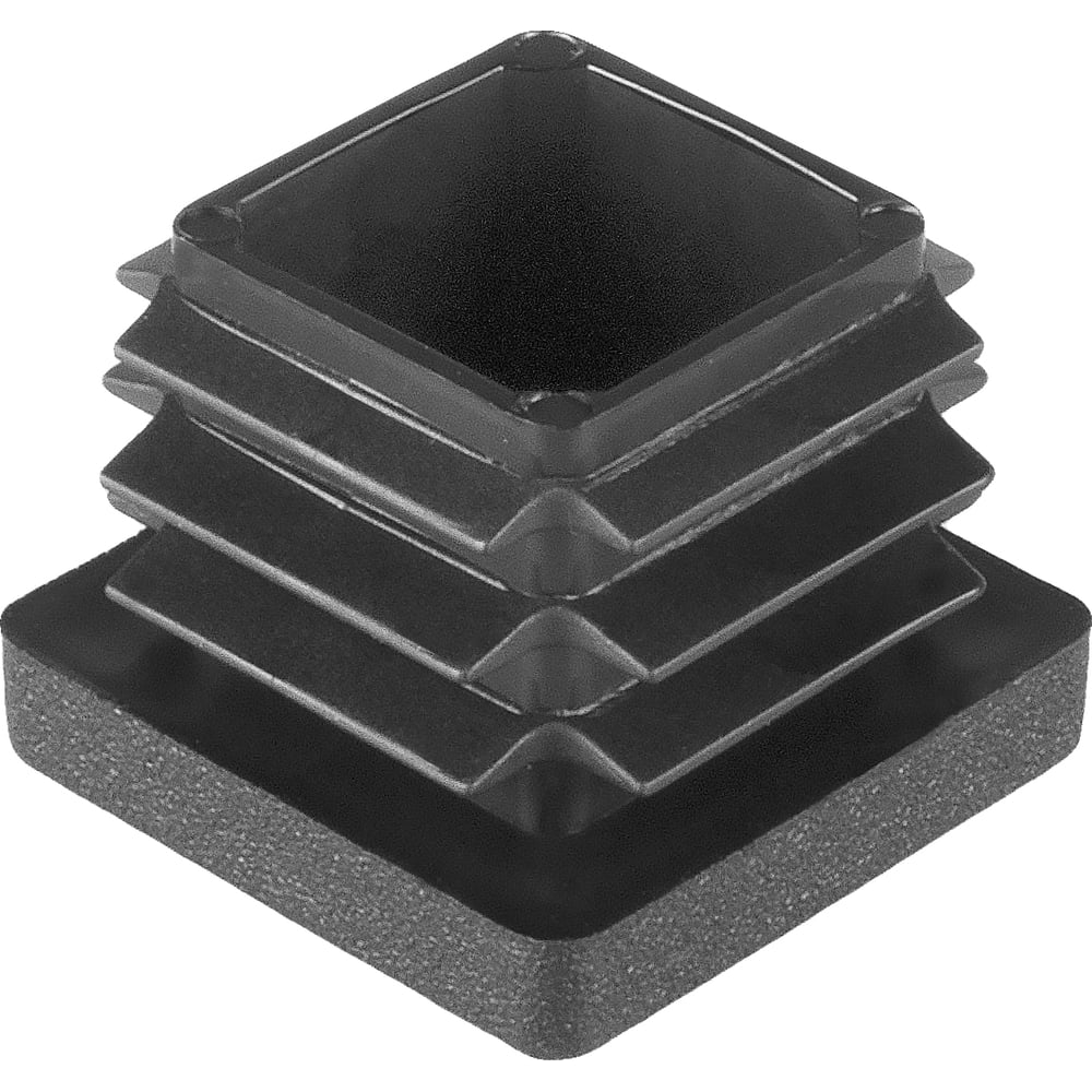 Изображение товара Заглушка пластиковая Миниворкс квадратная 25х25 внутренняя бежевый фасовка 45 шт