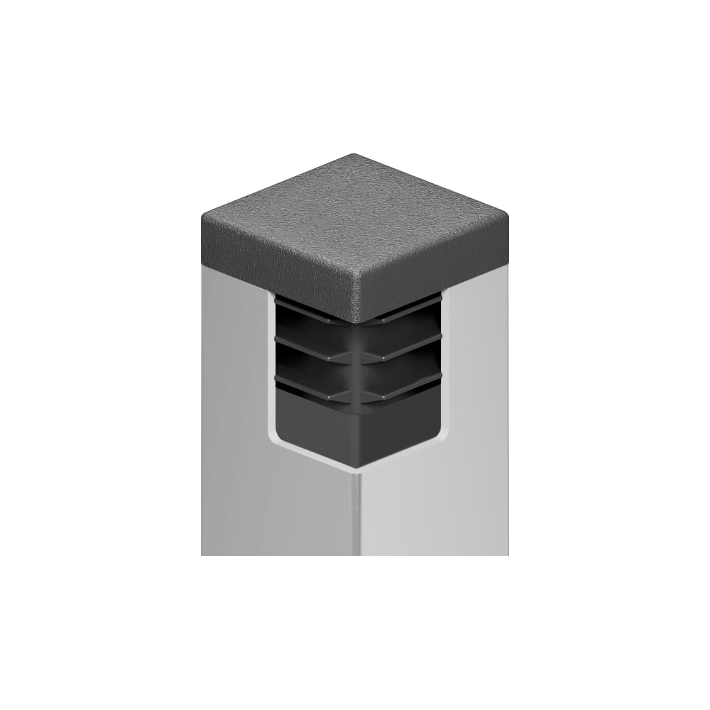 Изображение товара Заглушка пластиковая Миниворкс квадратная 25х25 (45 шт.)