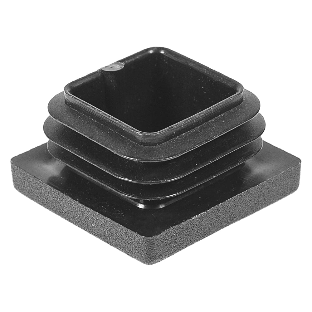 Изображение товара Пластиковая заглушка квадратная ILQ 30х30 черная 20 шт Миниворкс