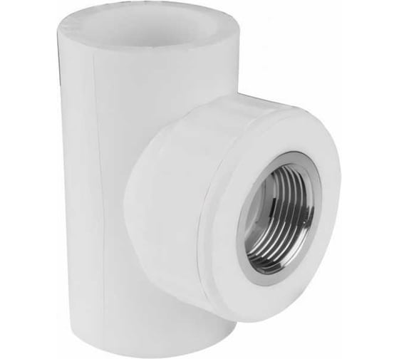 Изображение товара Переходной тройник VALFEX с внутренней резьбой, 32x1/2"х32, белый 10127232