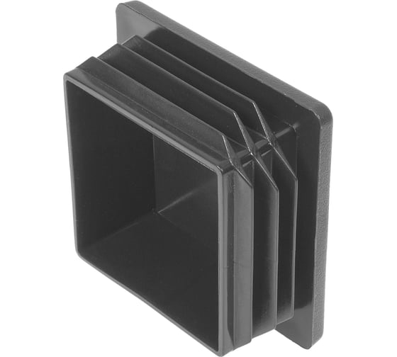 Изображение товара Заглушка пластиковая Миниворкс квадратная 60х60, практичная, стенка 0.8-3.5 мм, цвет красный –  (15 шт.) 60-60ПКС