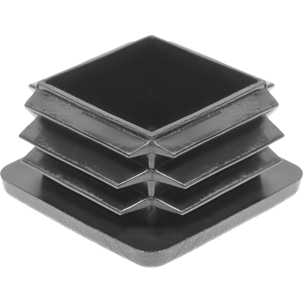 Изображение товара Заглушка пластиковая Миниворкс квадратная 40х40 серого цвета