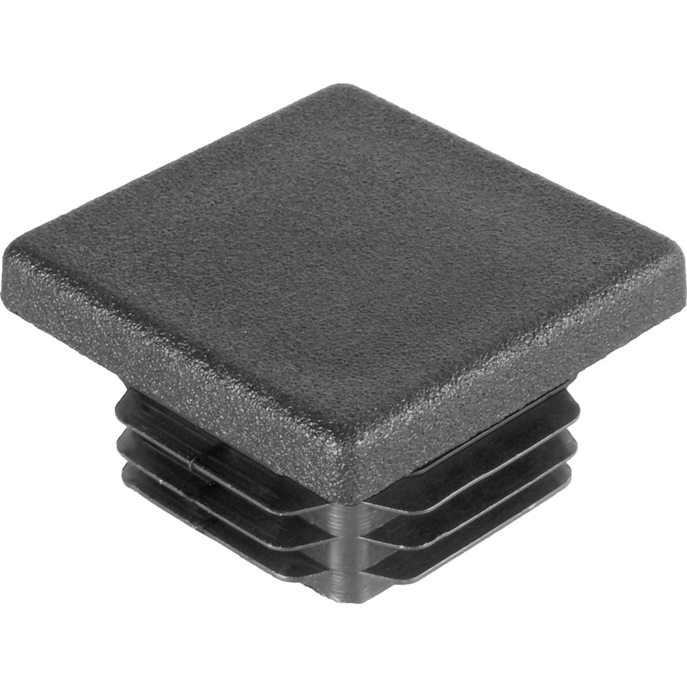 Изображение товара Заглушка пластиковая Миниворкс квадратная 35x35 мм 15 шт черная