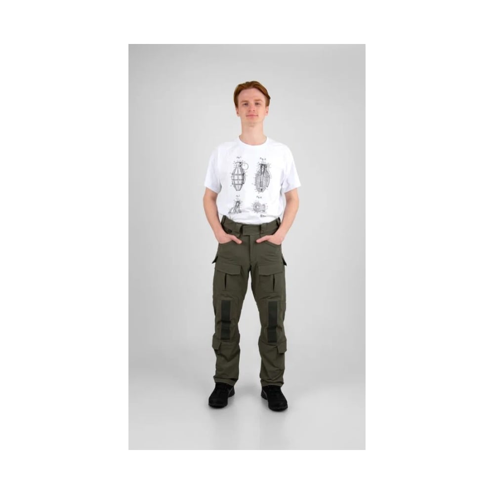 Изображение товара Тактические брюки Гром 7.62 олива размер 52-54 мужские демисезонные