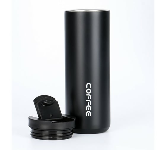 Изображение товара Термокружка Сималенд Coffee 500 мл, чёрная 7073782