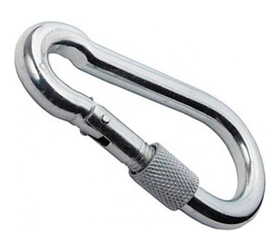 Изображение товара Пожарный карабин с фиксатором КРЕП-КОМП DIN 5299 D, м4, 10 шт. кпф4мф