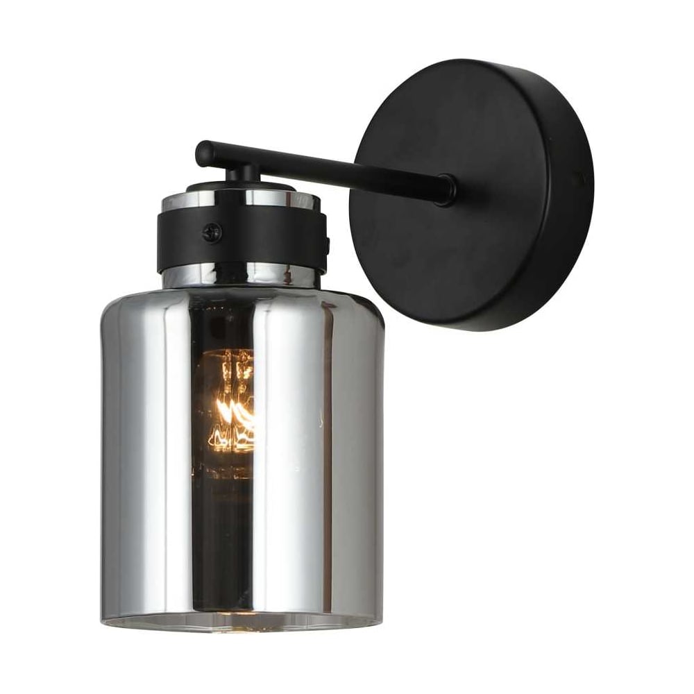 Изображение товара Бра Ferrico 4590-1W BK с одним плафоном современный дизайн черное покрытие