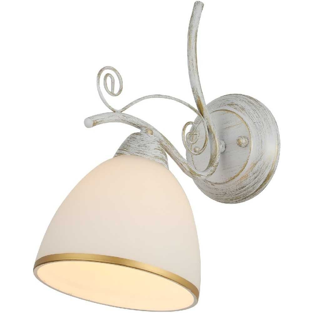 Изображение товара Бра Schaffner 1xE27/40W Cadarzo 4650-1W WH+GD стильное осветительное решение