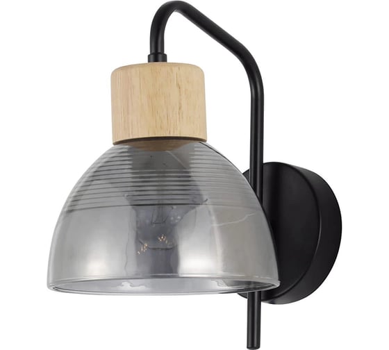 Изображение товара Бра Schaffner 1xE27/40W (22*15*22) Cizalla 4585-1W BK+WOOD