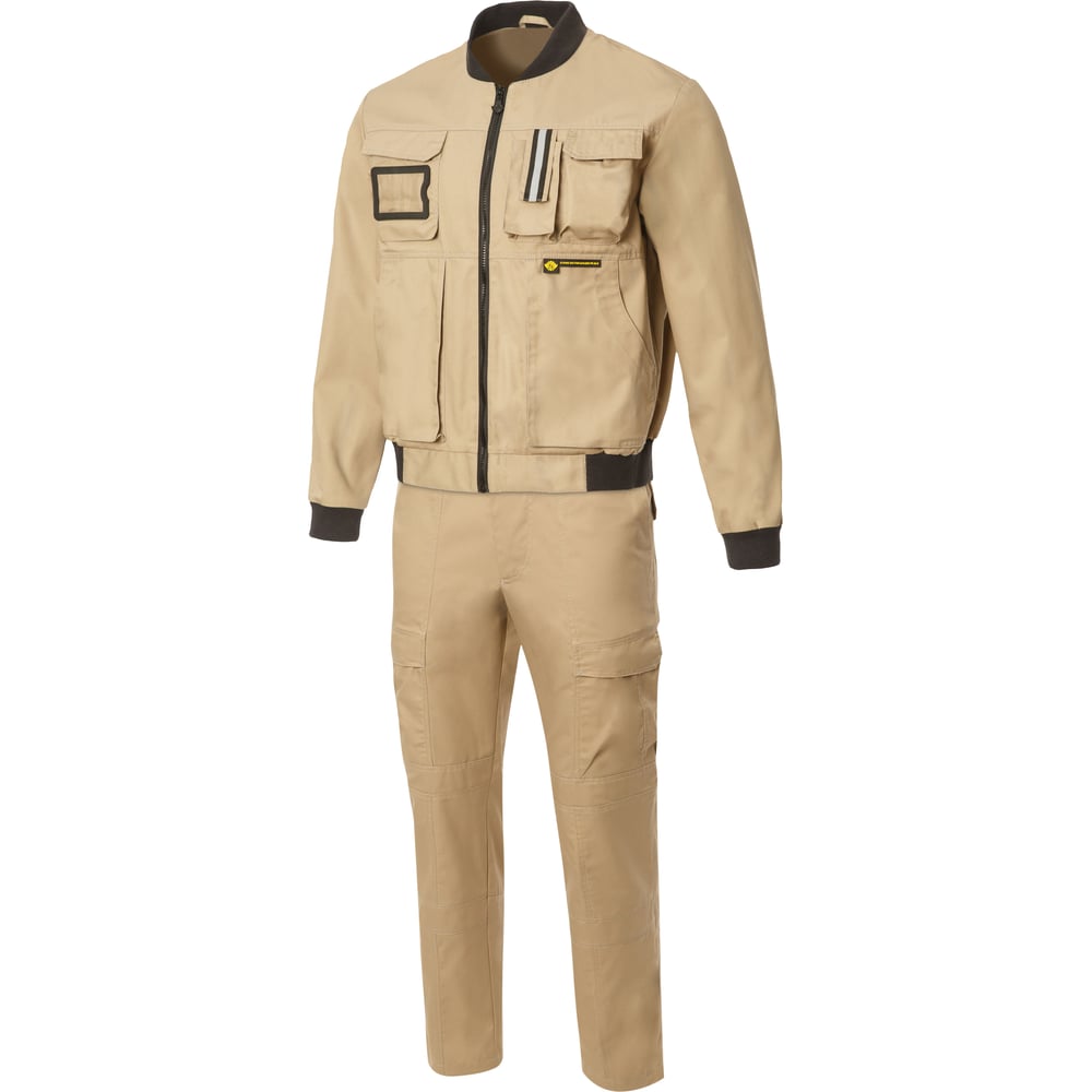 Изображение товара Мужской костюм-двойка РАГНАР бежевый 64-66/170-176 спортивный casual