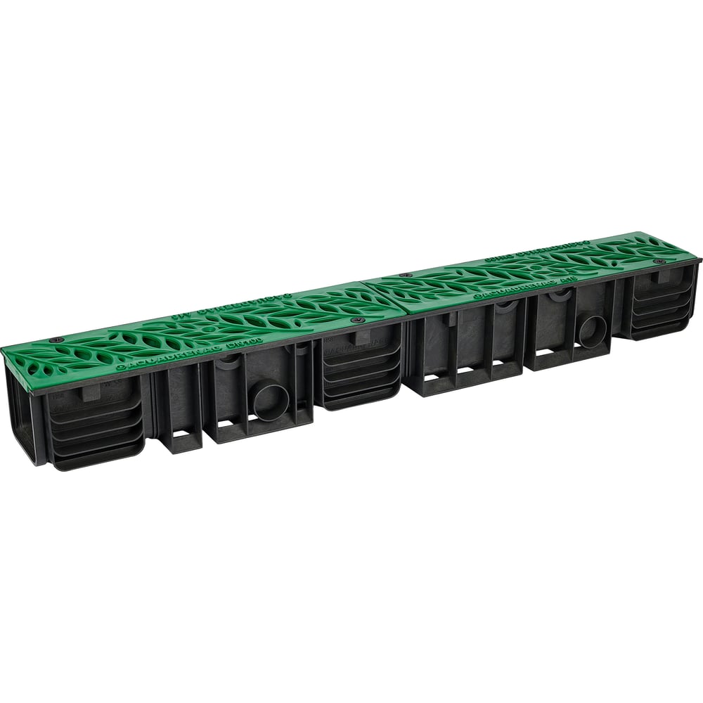 Изображение товара Водоотводный пластиковый лоток AQUADRENAG ЛВП Classic DN100 H120 с решеткой