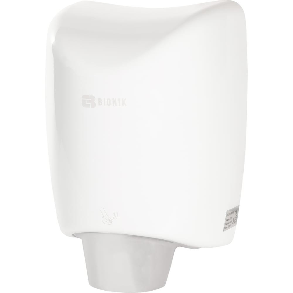 Изображение товара Электросушитель для рук BIONIK BK4009W профессиональный настенный белый
