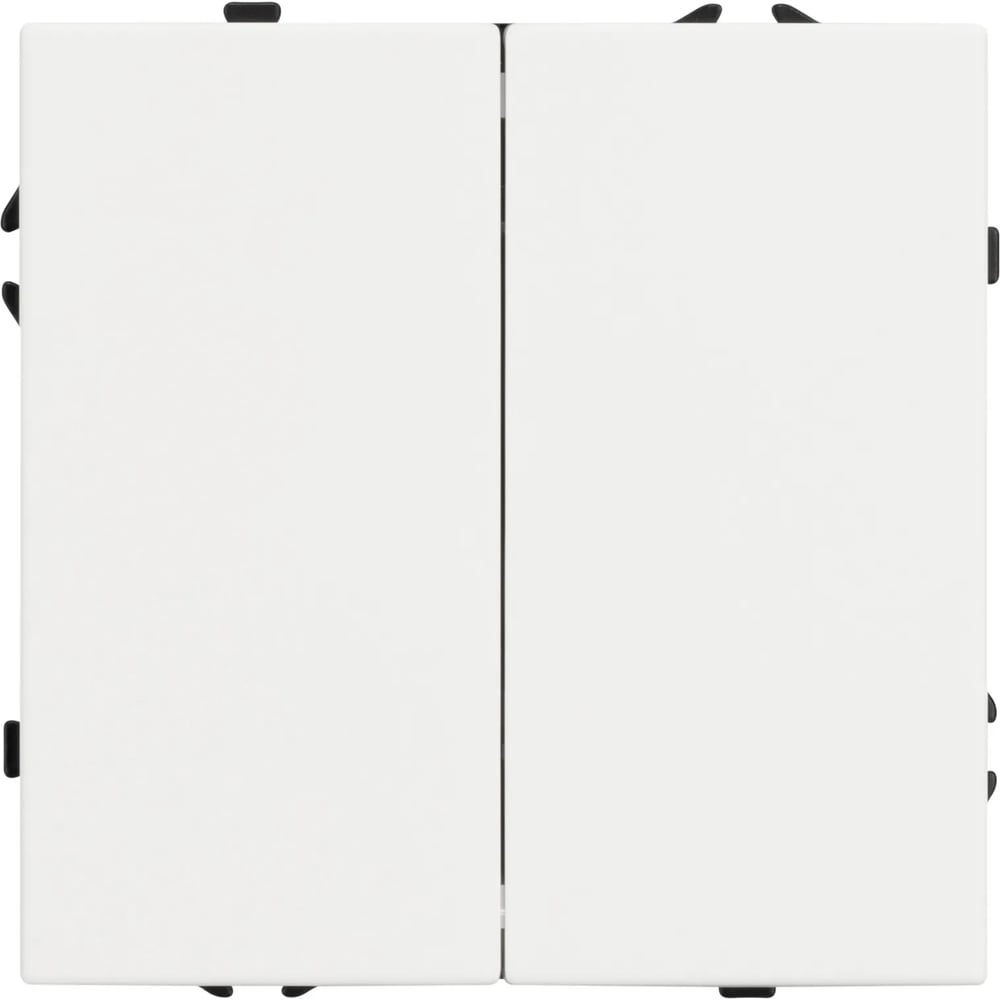 Изображение товара Механизм выключателя двухклавишный проходной Arlight SWT-NOBE-MKP2-SFPL-WH