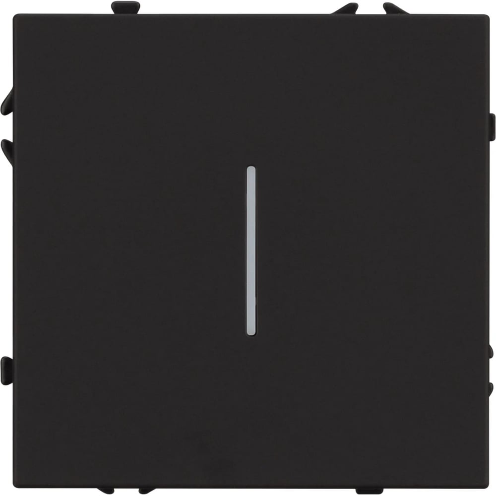 Изображение товара Механизм выключателя одноклавишный Arlight NOBE IP20 для освещения черный