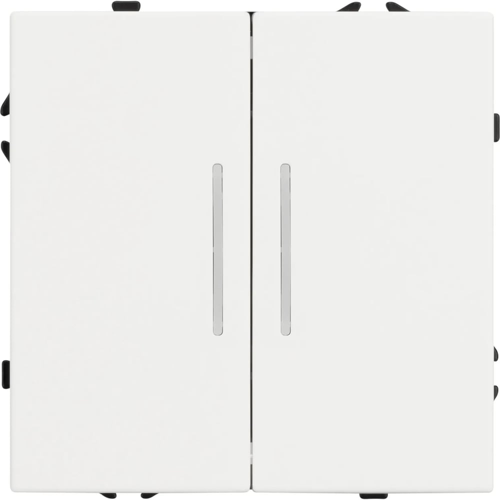 Изображение товара Механизм выключателя двухклавишный проходной Arlight LED SWT-NOBE-MKP2-SFPL-L-WH 1 шт