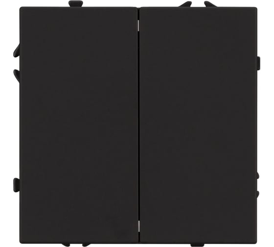 Изображение товара Механизм выключателя двухклавишный проходной Arlight SWT-NOBE-MKP2-SFPL-BK 1шт 054255