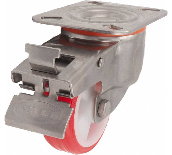 Изображение товара Колесо с поворотной платформой и тормозом EMES Арт. EM01ZKP80X30FSS