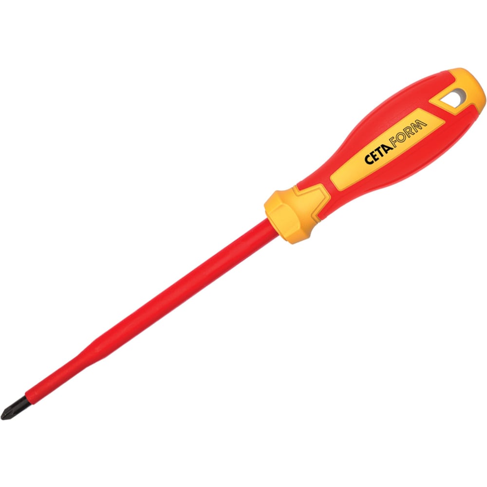 Изображение товара Отвёртка диэлектрическая PZ0x60 мм с изолированной ручкой для безопасных электромонтажных работ