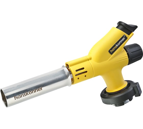Изображение товара Горелка газовая Hanskonner пьезоподжиг, защита от вспышек HK5015-KL-01