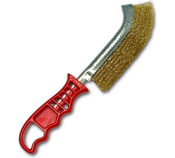 Изображение товара Щетка ручная универсальная Lessmann латунированная 0,30 мм 056001