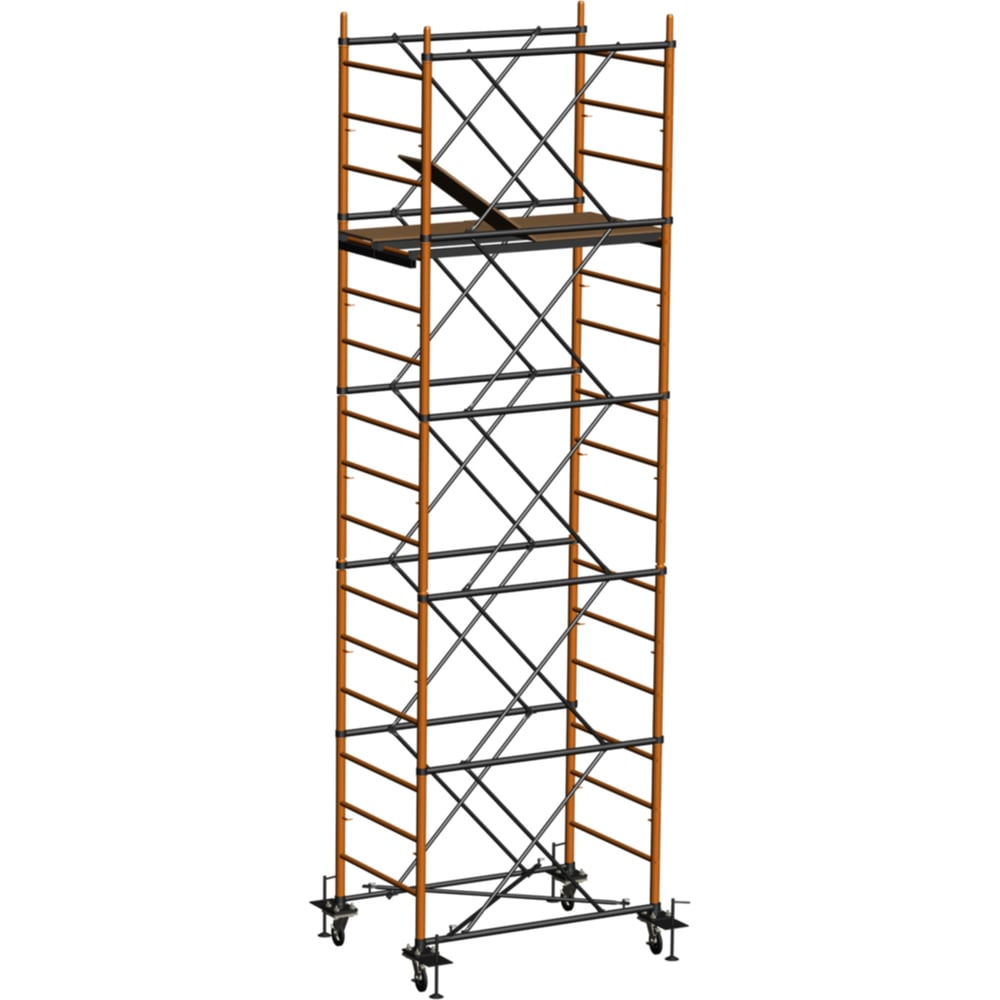 Изображение товара Вышка-тура РИНСТРОЙ РИН Вектор-Лайт 2 6,2 м с колесами и опорами