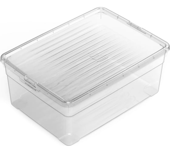 Изображение товара Ящик с крышкой универсальный Martika 380x276x154мм Лайф 12л С527