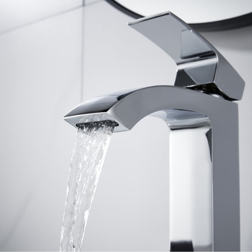 Изображение товара Смеситель для накладной раковины ALOUTE водопад хром 310 мм