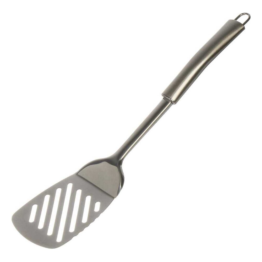 Изображение товара Лопатка кулинарная Daniks из нержавеющей стали с прорезями