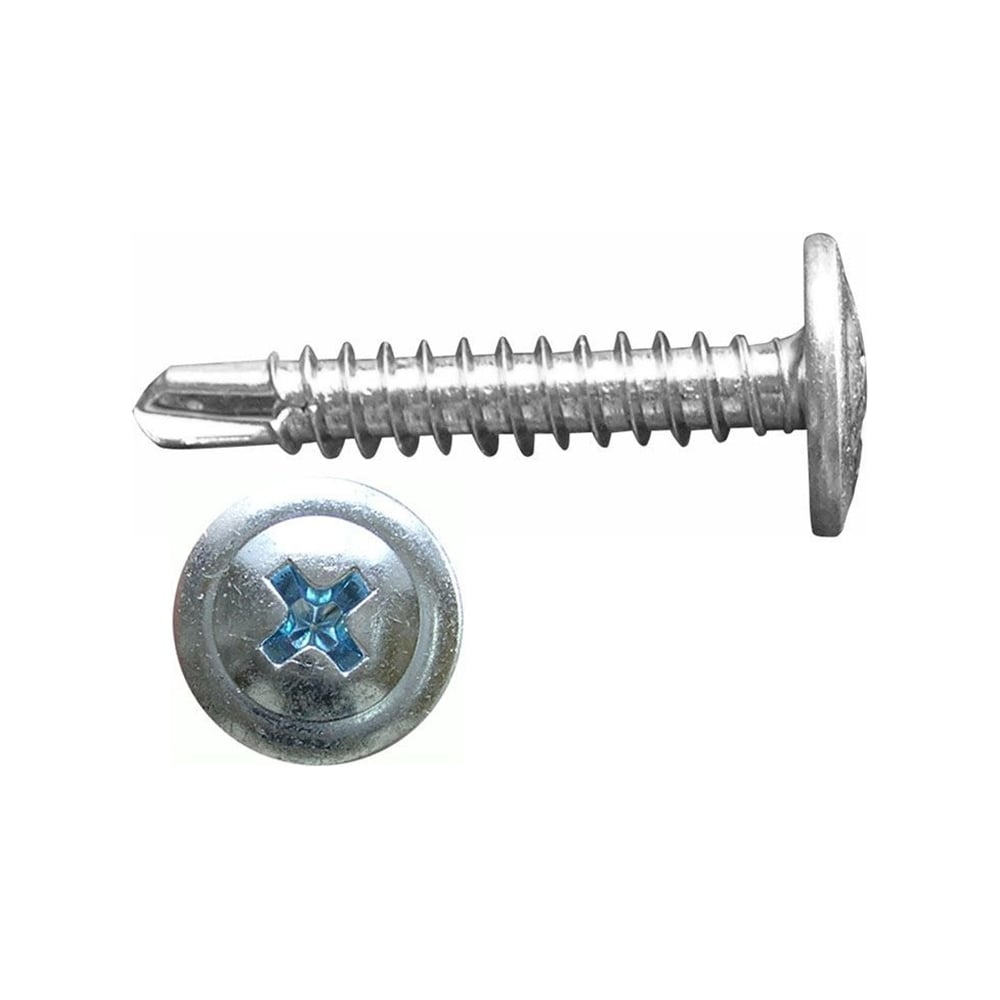 Изображение товара Саморез с пресшайбой Крепстор 4,2x13 нержавеющая сталь пресс-шайба