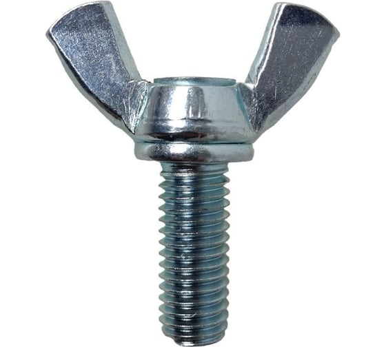 Изображение товара Винт STARFIX М6х12 мм барашковый, нерж. сталь (А2) DIN 316 (100 шт в карт. уп.) SM-50088-100