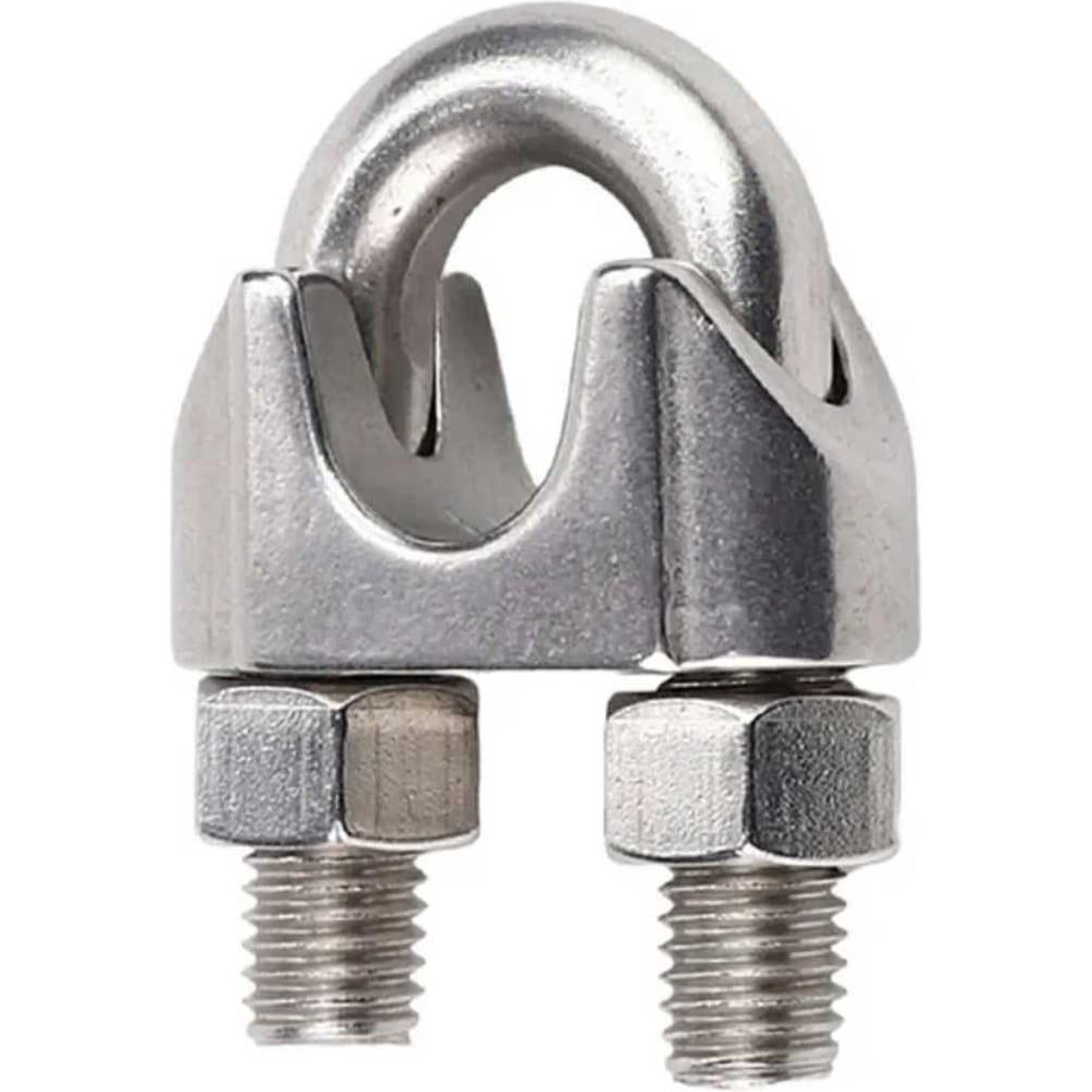 Изображение товара Зажим для троса Крепстор 9074 А2 4 мм 10 шт. надежное крепление