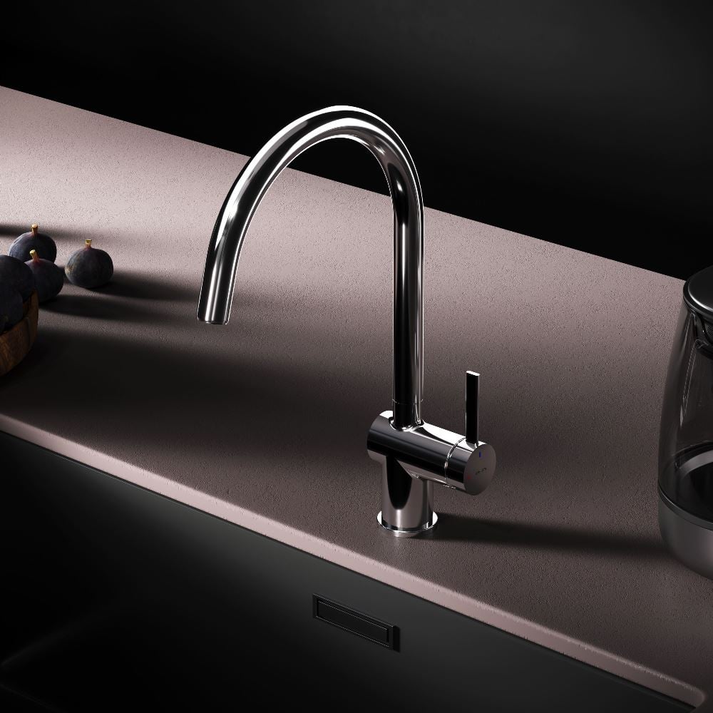 Изображение товара Смеситель для кухни AM.PM Func с С-изливом хром 225 мм