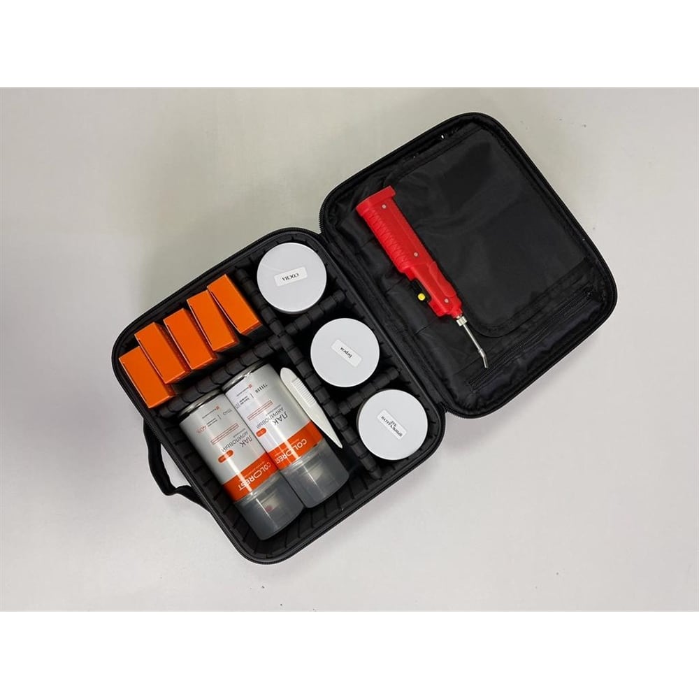 Изображение товара Набор мебельных восков Colorest твёрдый мягкий с шпатлёвкой и инструментами