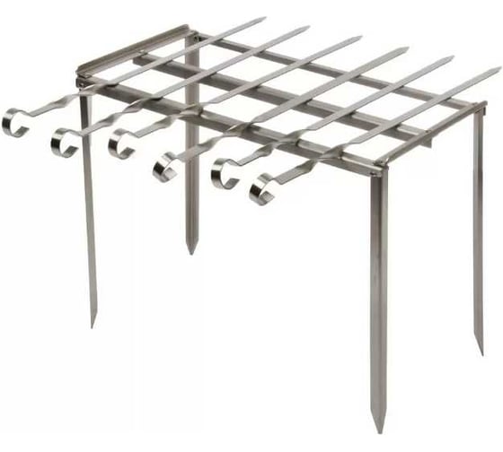 Изображение товара Шампур со стойкой Гурман 360х180х270 мм, Таганок, CB2236 503175