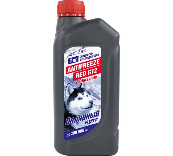 Изображение товара Охлаждающая жидкость NIAGARA Антифриз Полярный круг G12 красный 1 кг 002001001006