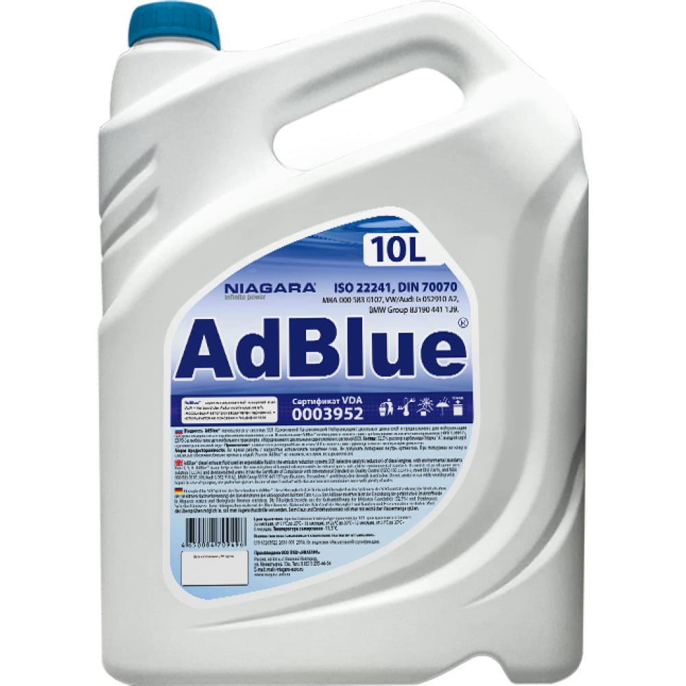Жидкость AdBlue для систем SCR а/м Евро 4/5/6 NIAGARA