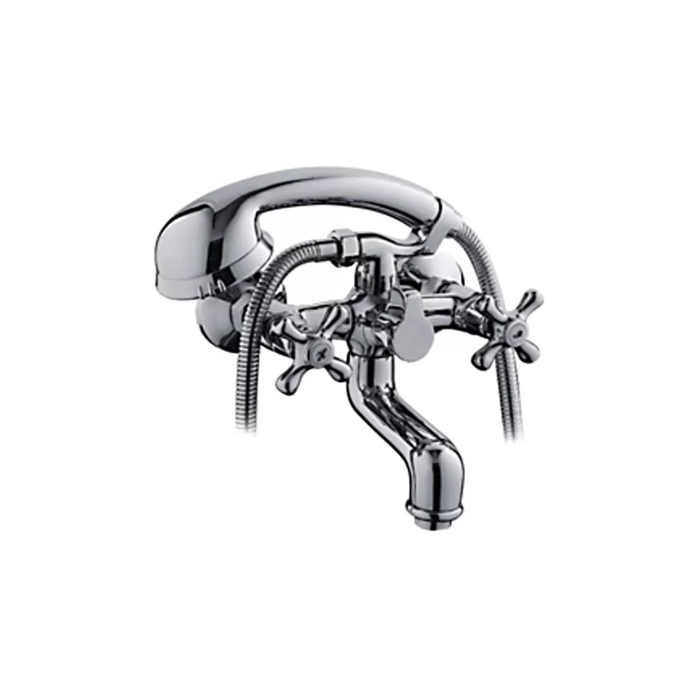 Изображение товара Смеситель для ванны Gerhans K13012 двухрычажный настенный хром