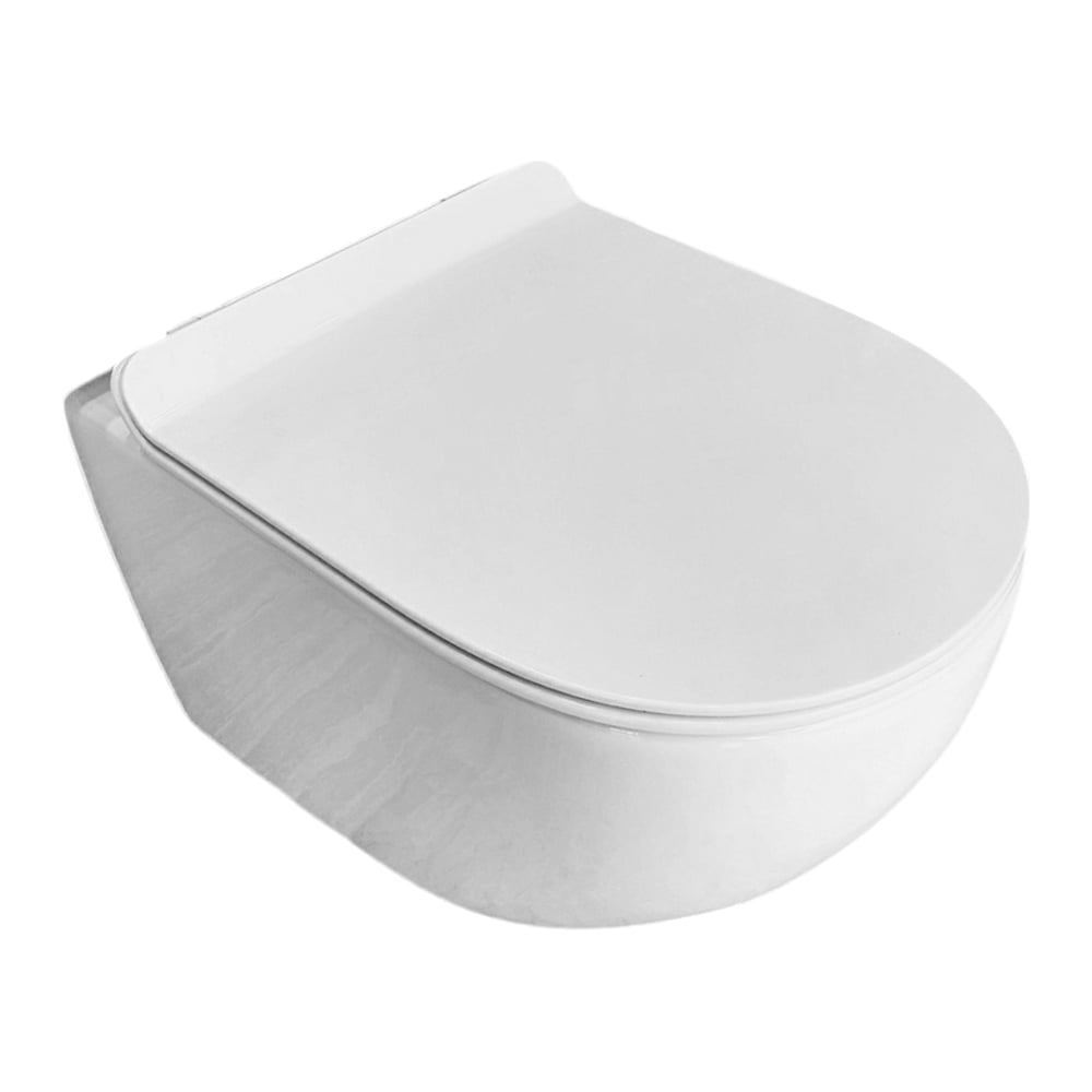 Изображение товара Подвесной унитаз OLIVE'S VORTEX DUO безободковый система Торнадо с микролифтом