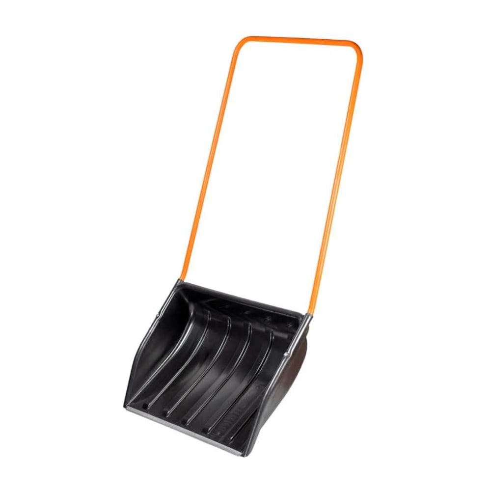 Изображение товара Скрепер для снега Фирма Цикл Барин 700х530 мм алюминиевая планка ручка