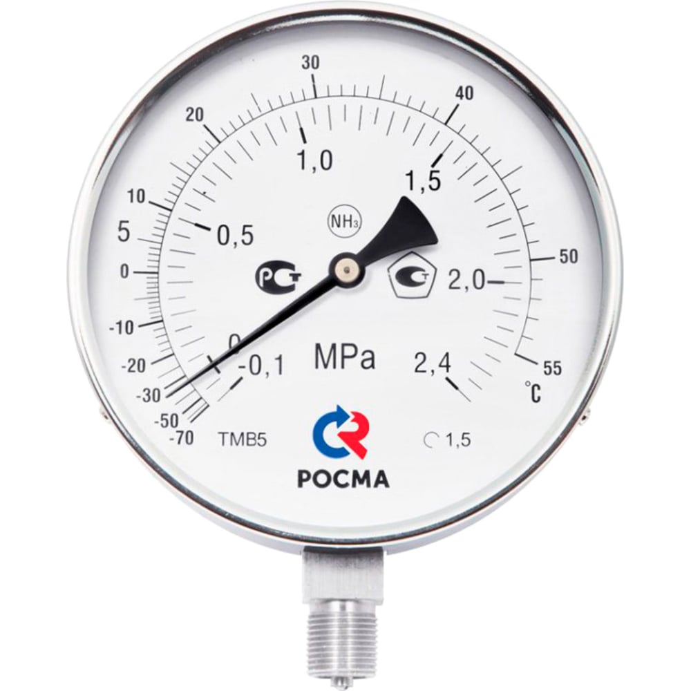 Изображение товара Мановакуумметр Росма ТМВ-511Р.00 для измерения давления