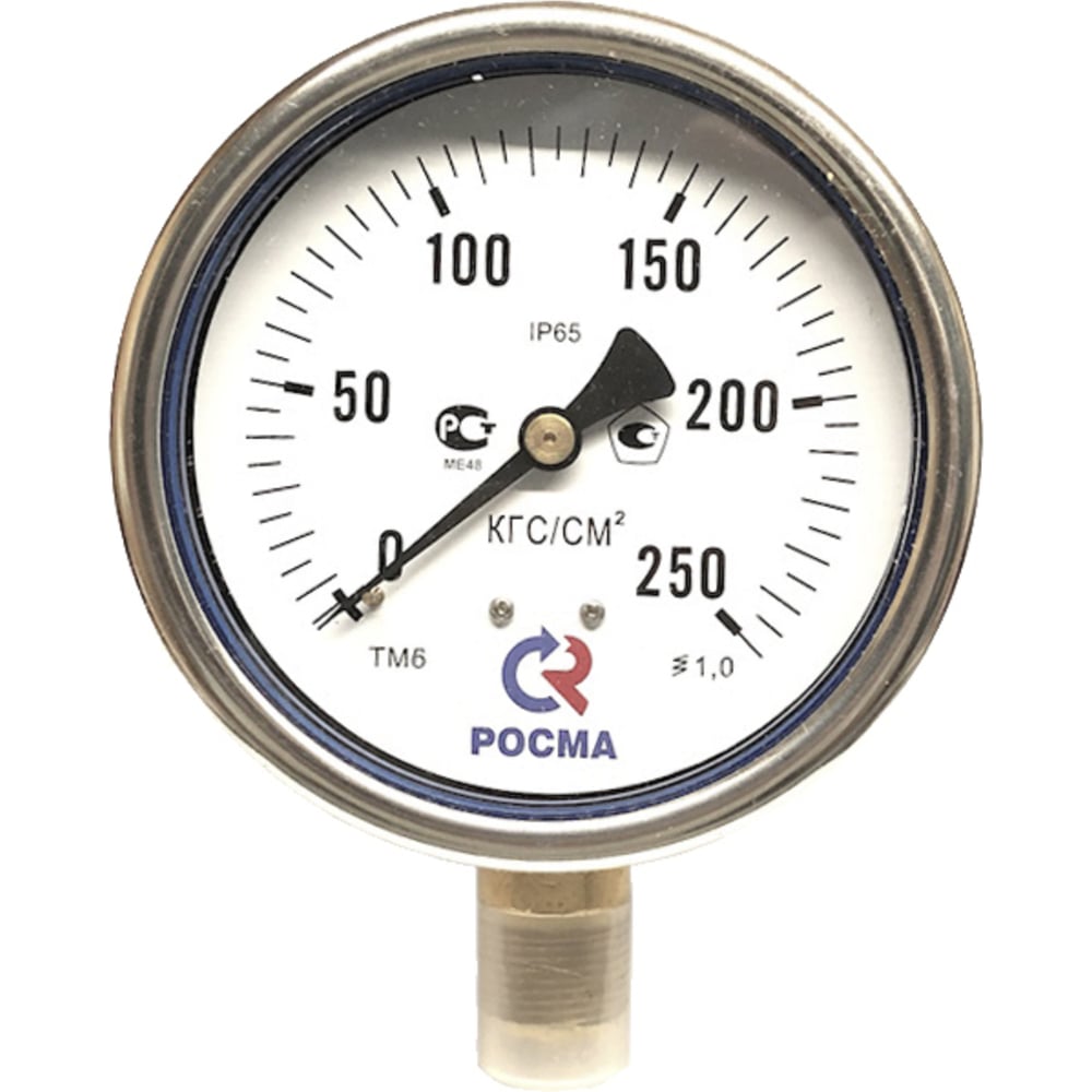 Изображение товара Манометр радиальный Росма ТМ-620Р.00 0-1МПа М20х1.5 профессиональный