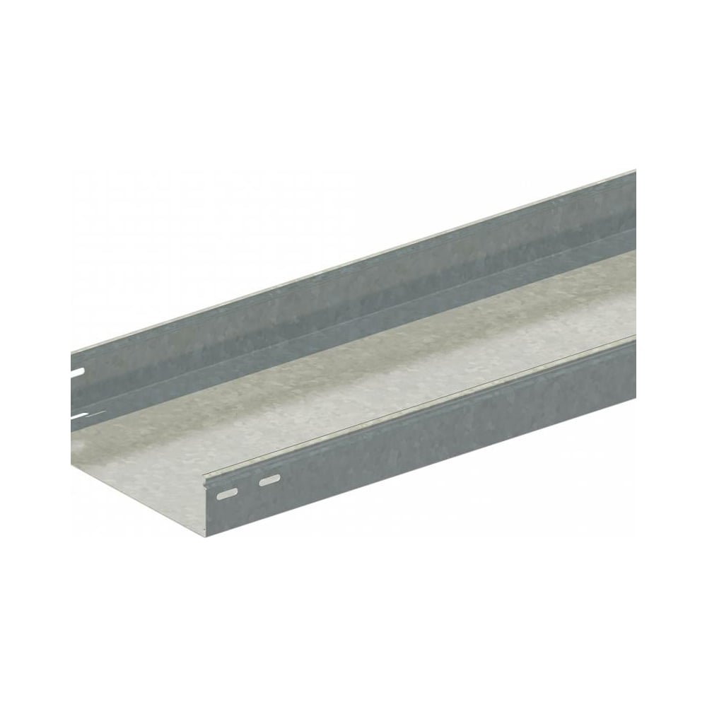 Изображение товара Прямой неперфорированный замковый стальной лоток 300х50 мм длина 2000 мм СОЭМИ