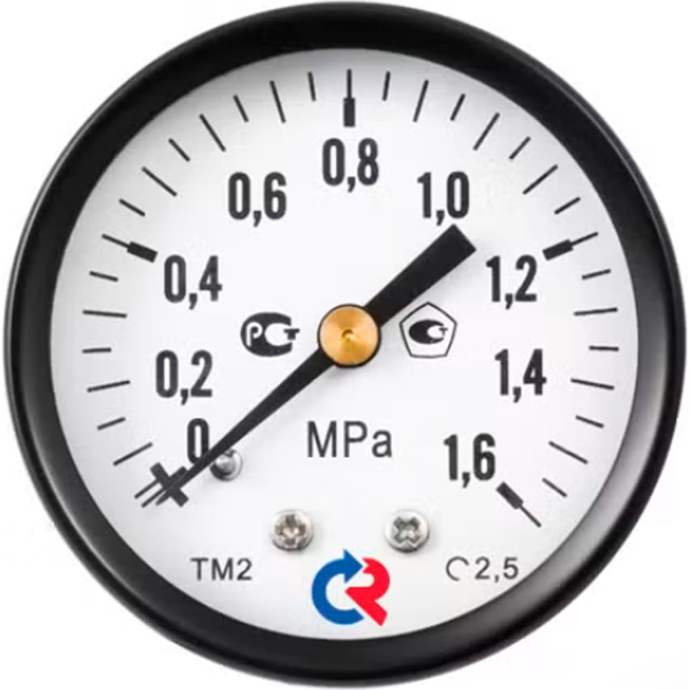 Изображение товара Манометр Росма ТМ-110Т.00 осевой для контроля давления до 0.25 МПа