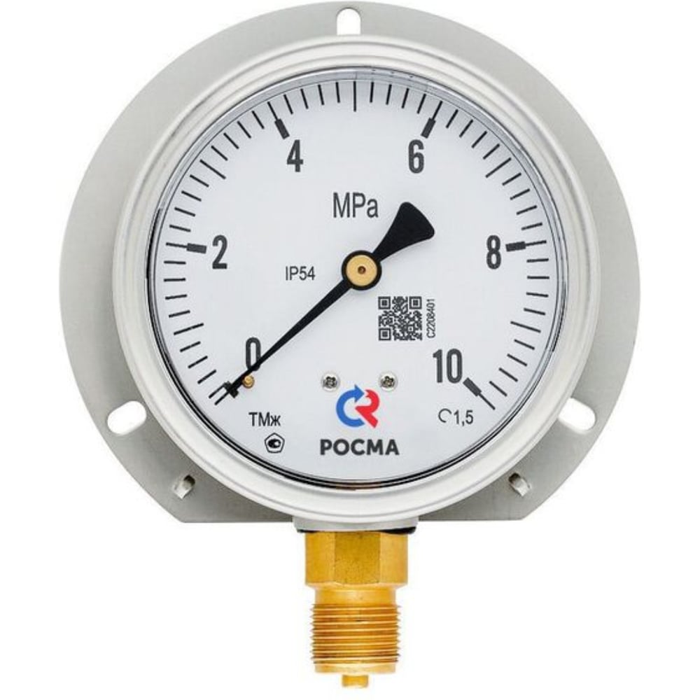 Изображение товара Манометр Росма ТМж-520РКТ радиальный 0-1 МПа