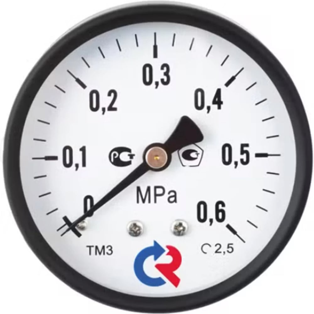 Изображение товара Манометр Росма ТМ-310Т.00 осевой (0-1МПа) М12х1.5