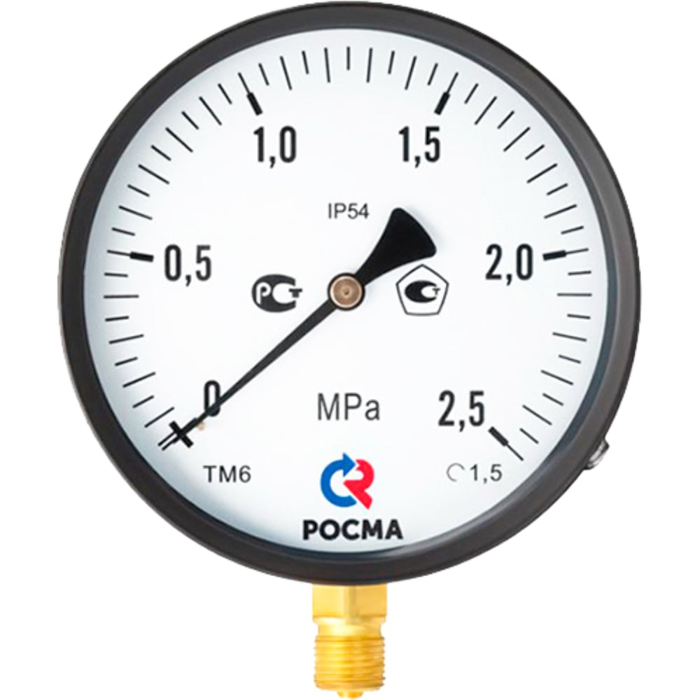 Изображение товара Манометр Росма ТМ-610Р.00 радиальный 0-4 МПа
